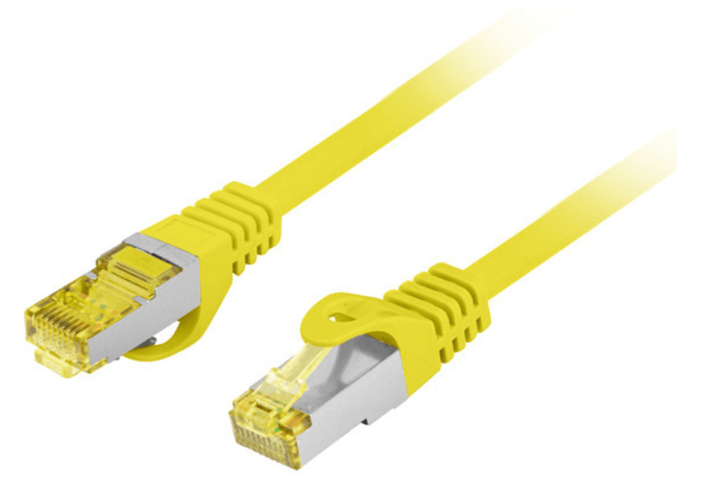 Cable de Red Lanberg PCF6A-10CU Amarillo 2 m Cat6a — imagen 1