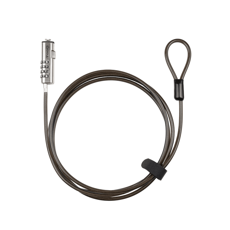 Cable de Seguridad para Portátil Tooq Nano 2.5x6mm Combinación — imagen 1