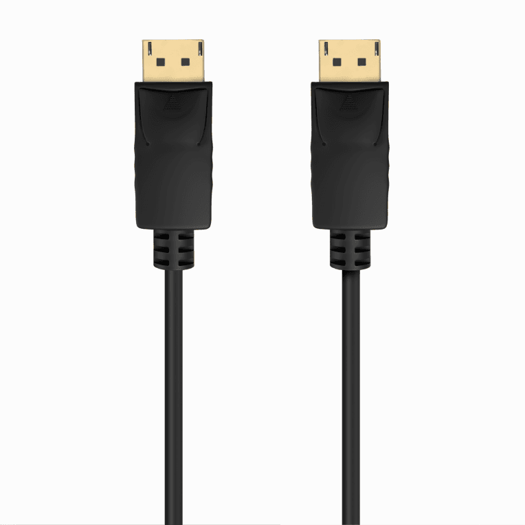 Cable DisplayPort Aisens V1.2 CCS 4K@60Hz M/M Negro 0.5m