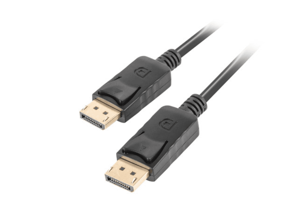 Cable DisplayPort Lanberg 4K V1.2 Macho/Macho 0.5M Negro