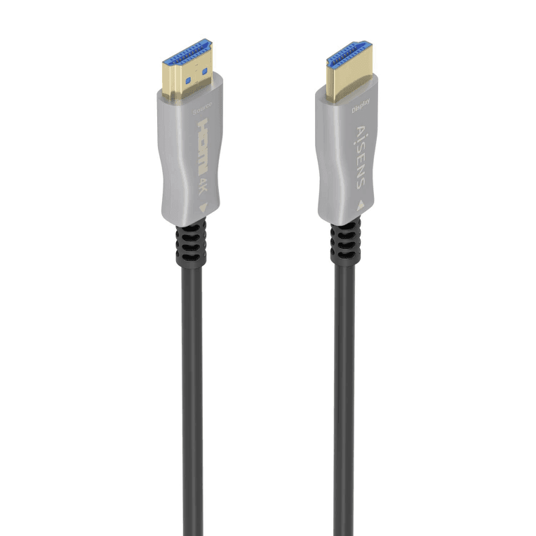 Cable Hdmi Aisens V2.0 Optico Activo Aoc 4K60Hz 18Gbps A/M-A/M 10M Negro — imagen 1
