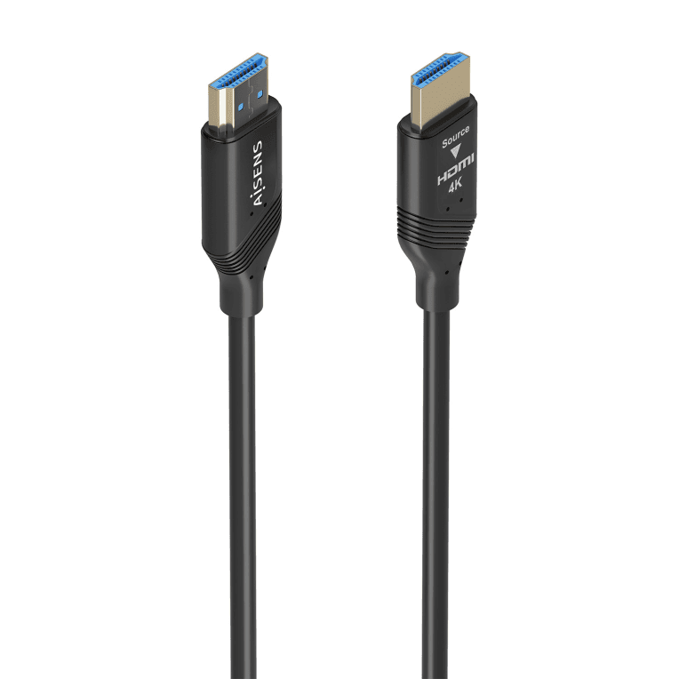 Cable Hdmi Aisens V2.0 Optico Activo AOC 4K60Hz 18Gbps A/M-A/M 25M Negro