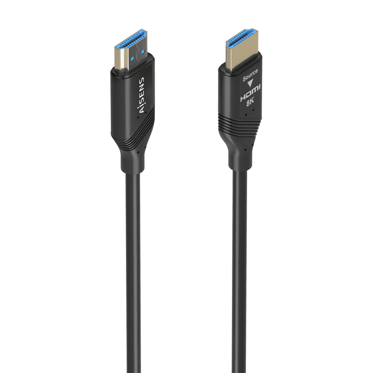 Cable Hdmi Aisens V2.1 Optico Activo AOC 8K60Hz 48Gbps A/M-A/M 15M Negro