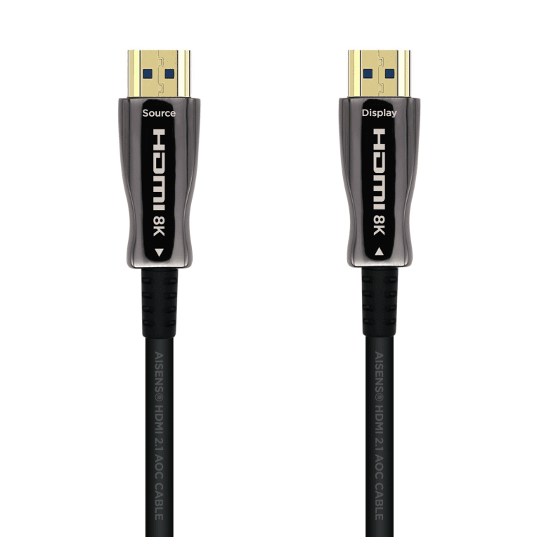 Cable Hdmi Aisens V2.1 Optico Activo AOC 8K60Hz M/M 10M Negro — imagen 1