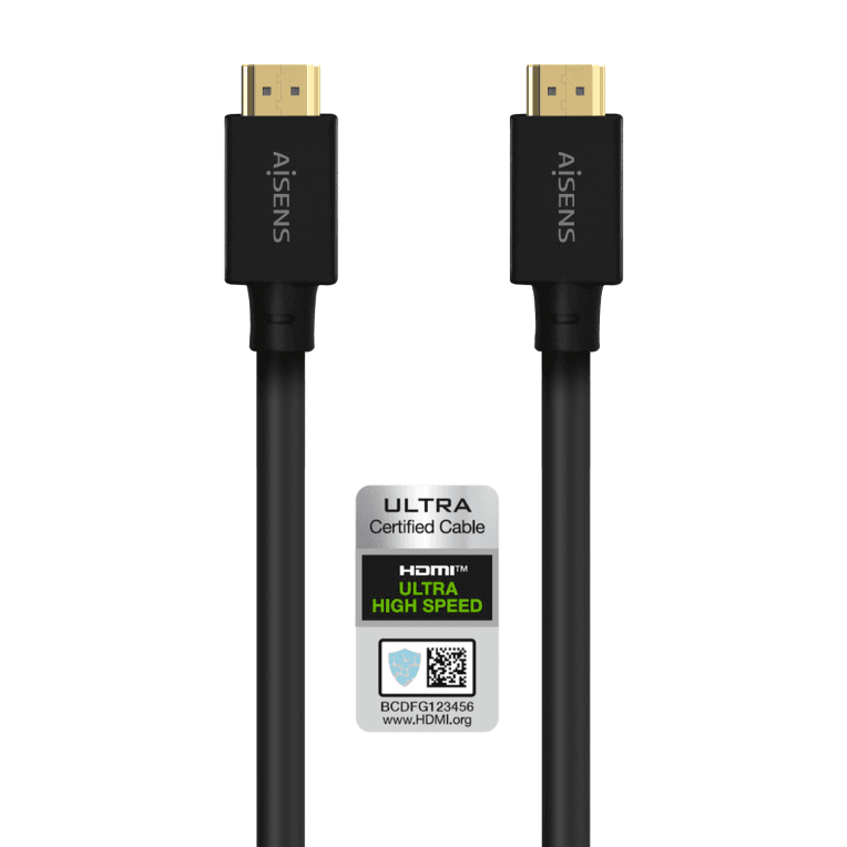 Cable Hdmi Aisens V2.1 Ultra Alta Velocidad 8K60Hz M/M 5.0M Negro — imagen 1