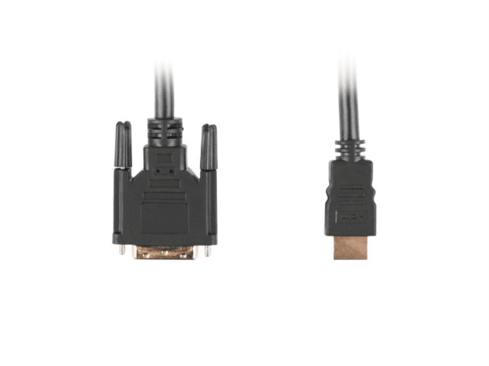 Cable HDMI Lanberg Macho a DVI-D Macho Single Link 0.5m Negro