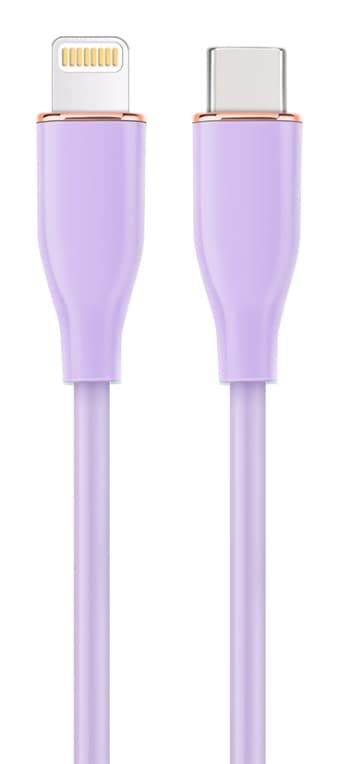 Cable Lightning Gembird USB Tipo-C a 8 Clavijas 1.5M Violeta