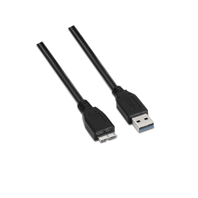 Cable o Adaptador USB Aisens USB 3.0 Tipo A/M-Micro B/M Negro 1.0M — imagen 1