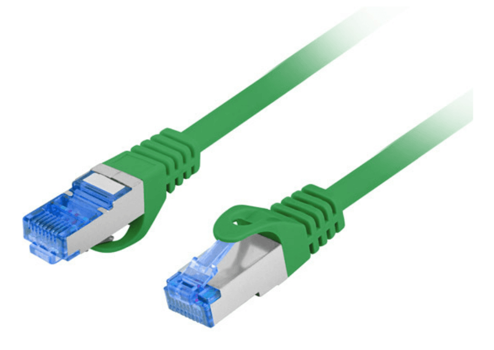 CABLE RED LANBERG CAT.6A S/FTP LSZH CCA 5M VERDE FLUKE PASSED — imagen 1