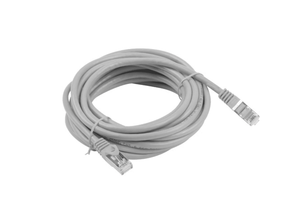 CABLE RED LANBERG LATIGUILLO CAT.6 FTP 5M GRIS FLUKE PASSED — imagen 1