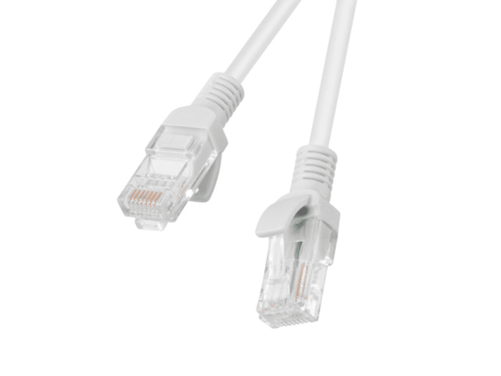 CABLE RED LANBERG LATIGUILLO CAT.6 UTP 15M GRIS FLUKE PASSED — imagen 1