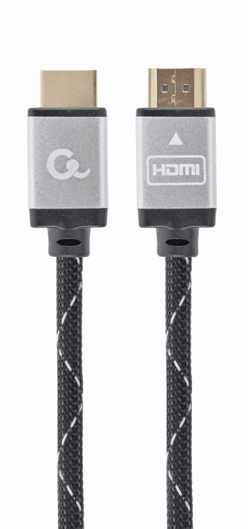 Cable Trenzado Hdmi 2.0 4K 60Hz Gembird Select Plus Con Ethernet 1.5m Negro — imagen 1