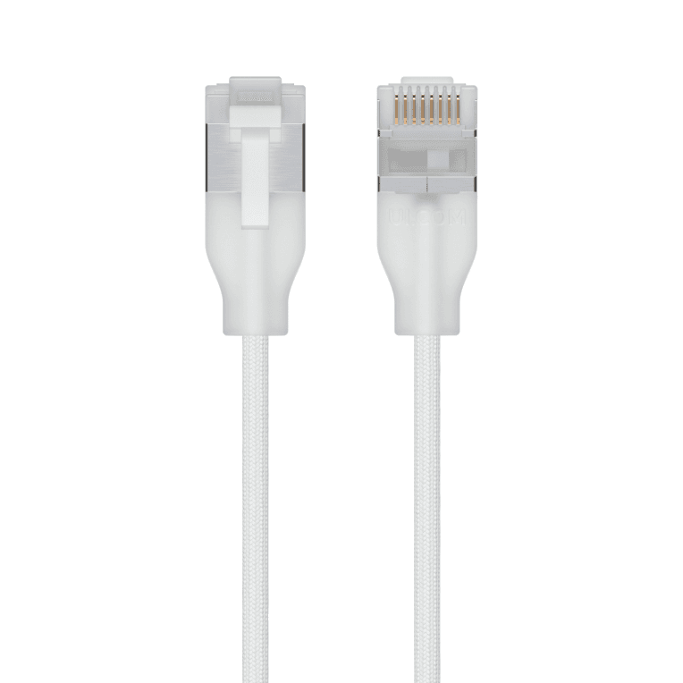CABLE UBIQUITI UACC-Cable-Patch-EL-C6A-1MW RJ45 10GB ULTRAFINO — imagen 1