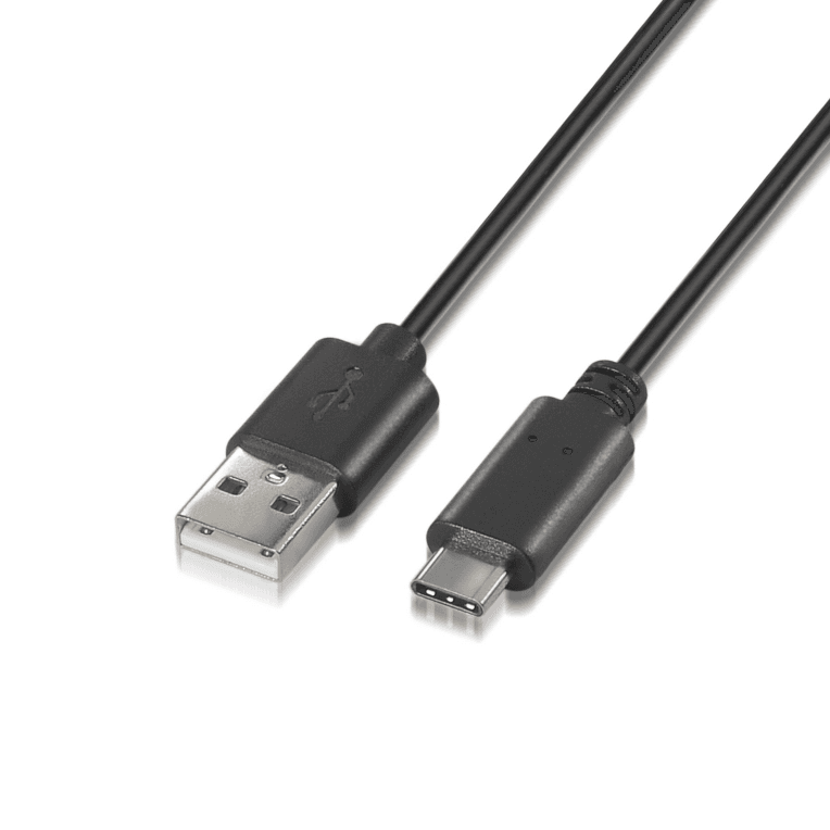 Cable USB 2.0 Aisens USB-C Macho a USB-A Macho 3A 0.5m Negro — imagen 1