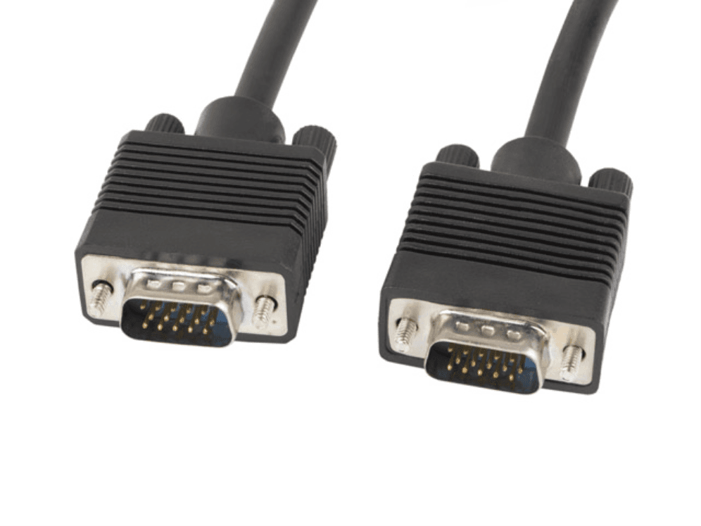 Cable VGA Lanberg CA-VGAC-10CC-0050-B Macho/Macho Con Ferrita 5M Negro