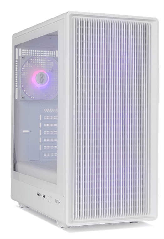 Caja ATX Nox Mesh Infinity Iota ARGB Blanca USB3.0 — imagen 1
