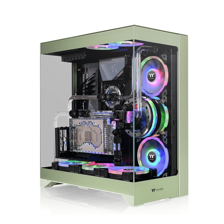 Caja ATX Thermaltake CTE E550 TG 2xUSB3.0/1xUSB-C Verde Matcha — imagen 1