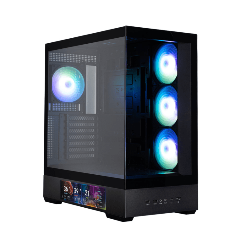 Caja ATX Zalman P40 DS ARGB Negra 2xUSB3.0 4 Ventiladores — imagen 1