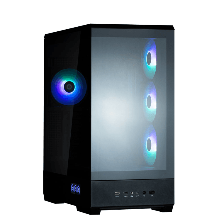 Caja ATX Zalman P50 DS ARGB Negra 2xUSB3.0 4 Ventiladores — imagen 1