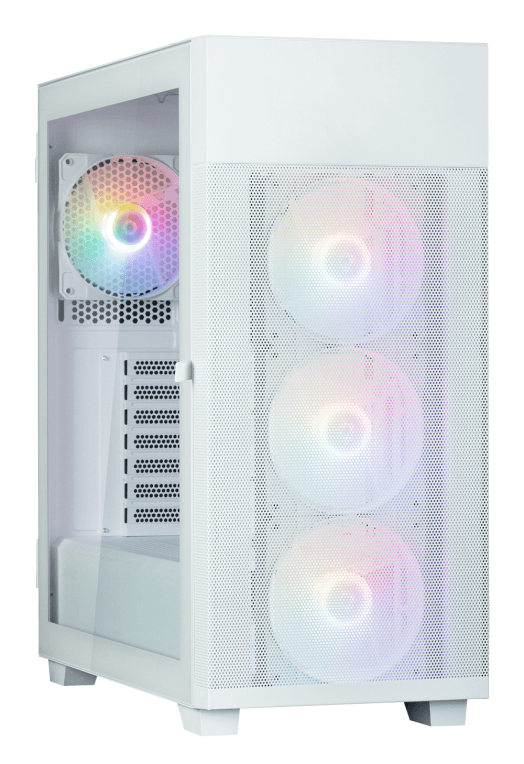Caja ATX Zalman S5 Neo ARGB Blanca 2xUSB3.0 4 Ventiladores — imagen 1