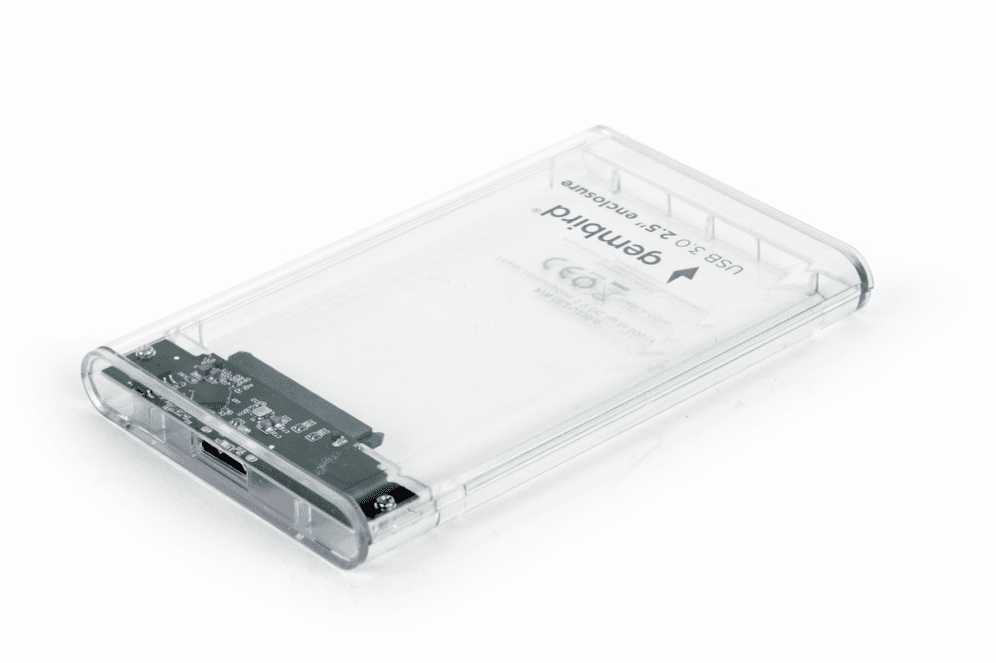 Caja Externa Gembird Ee2-U3s9-6 Caja Para Disco Duro Externo Caja De Disco Duro (Hdd) Transparente 2.5" — imagen 1