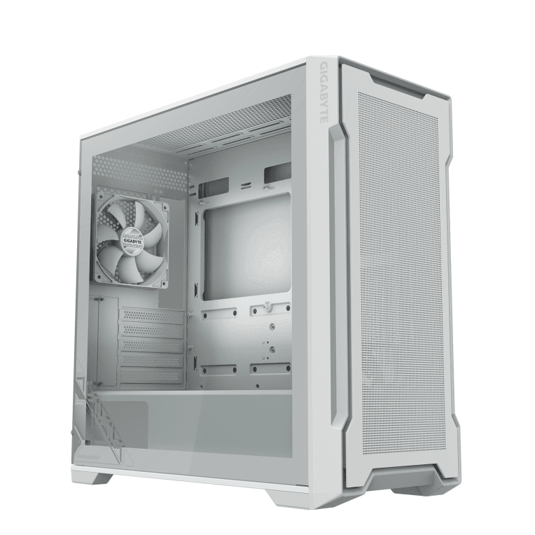 Caja Micro-ATX Gigabyte C102 Glass Blanca 2xUSB3.0