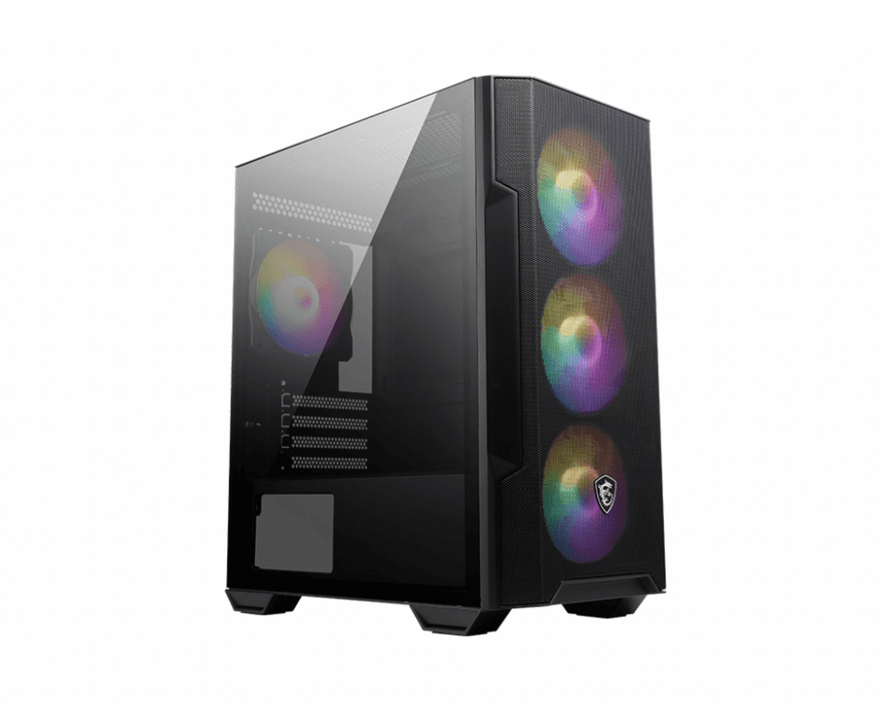Caja Micro-ATX MSI MAG Forge M100R ARGB Negra 2xUSB3.2 — imagen 1