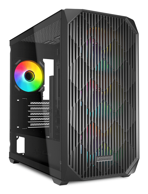 Caja Micro-ATX Sharkoon Gaming MK3 3xVentiladores 3xUSB — imagen 1