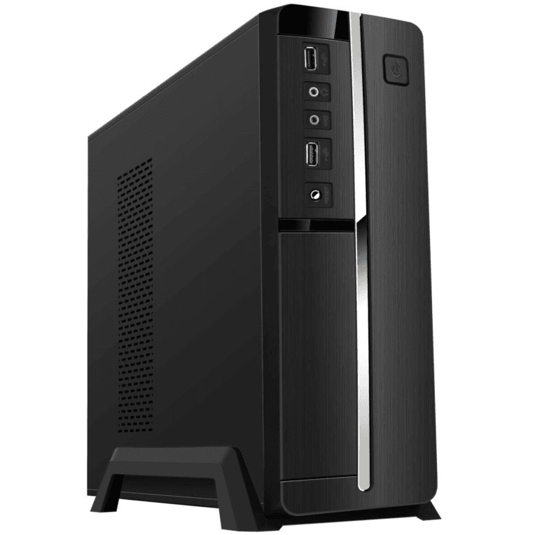 Caja Micro-ATX Tooq 3005U3 Slim Negra USB3.0 con fuente de 500 Wattios — imagen 1