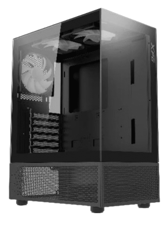 Caja Micro-ATX Xpg Invader X ARGB Negra 1xUSB-C/2xUSB — imagen 1