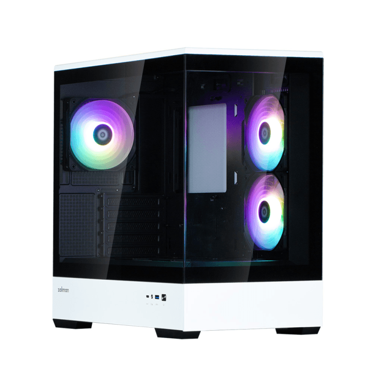 Caja Micro-ATX Zalman P30 ARGB Negra 2xUSB3.0 3 Ventiladores — imagen 1