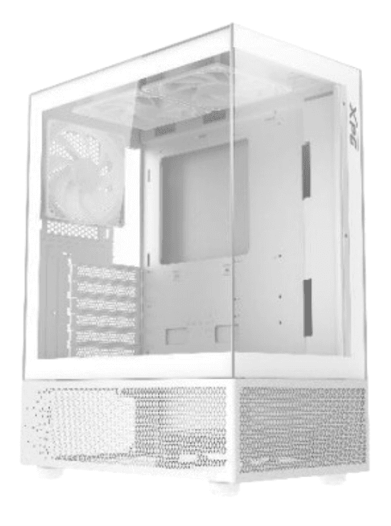 Caja Mini-ATX Xpg Invader X ARGB Blanca 1xUSB-C/2xUSB — imagen 1