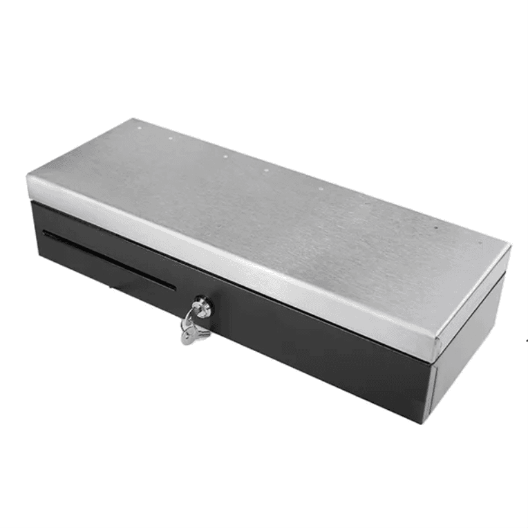 Cajón Portamonedas Mustek 460X170mm 7Bill/8Mon Apert Vert RJ12+Microswitch Inx — imagen 1