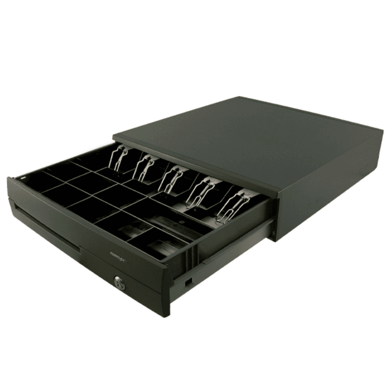 Cajón Portamonedas Posiflex CR-4100N 425x450x100mm Conexion RJ11 — imagen 1