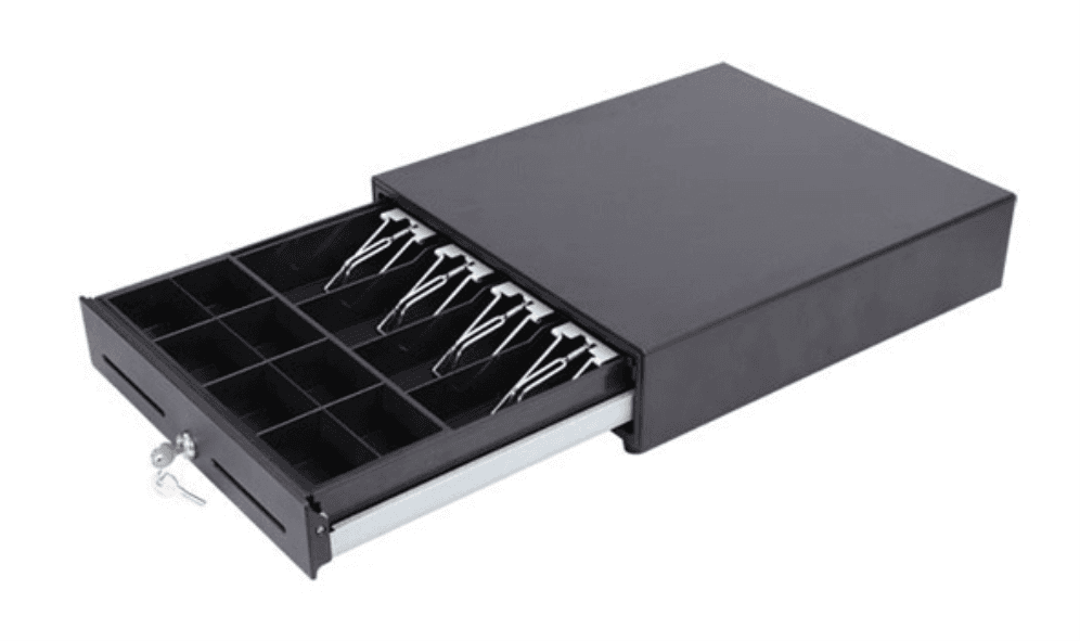 Cajón Portamonedas Seypos HS-410 Black USB 41x41 USB Negro — imagen 1