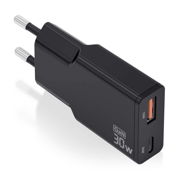Cargador Aisens Gan Ultra Delgado 30W USB-C PD3.0 QC4.0 USB-A QC3.0 1 — imagen 1