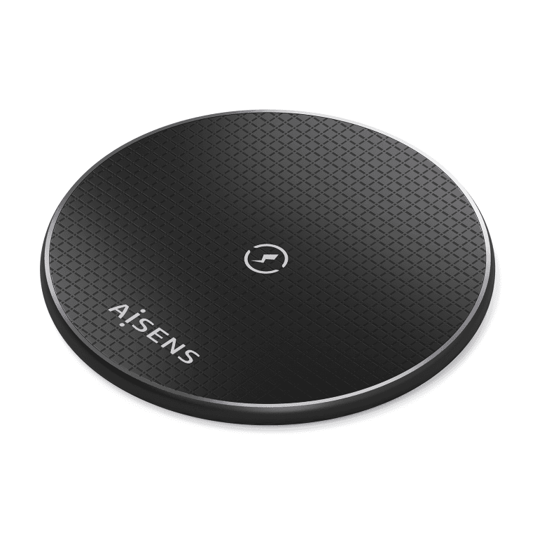 Cargador Aisens Inalambrico Usb-C 15W Para Movil Negro — imagen 1