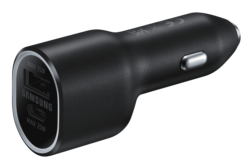 Cargador de Coche Dual Samsung 1xUSB-C 1xUSB-A 40W Negro EP-L4020NBEGEU — imagen 1