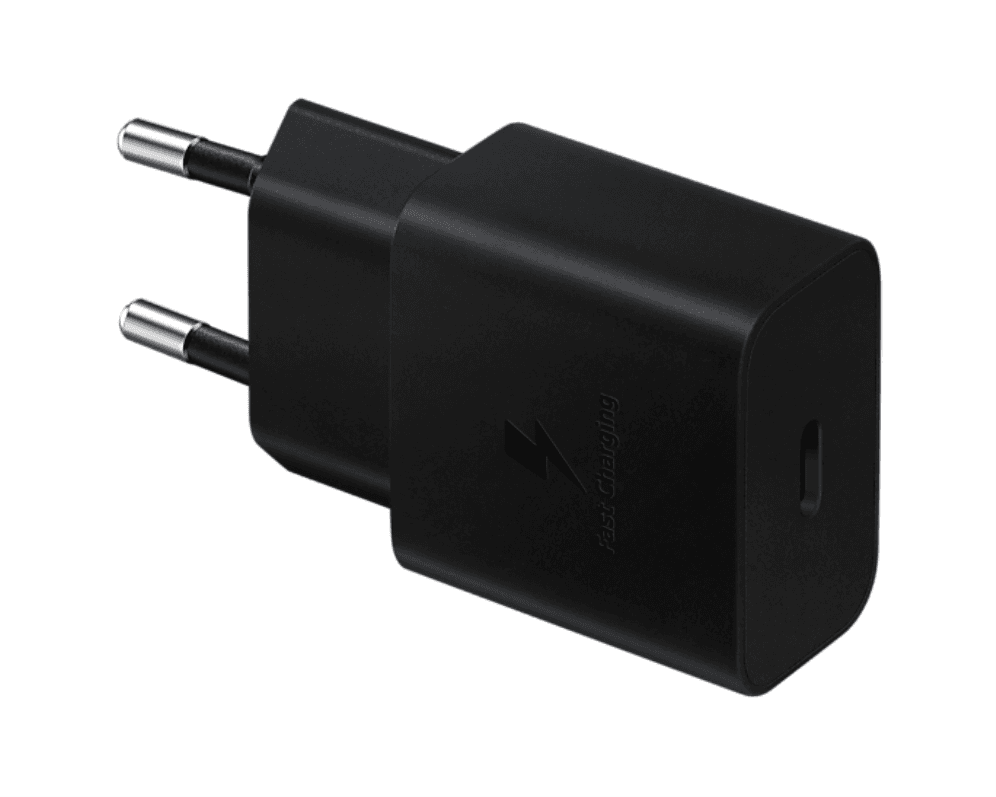 Cargador Samsung EP-T1510 USB-C 15W Black Con Cable — imagen 1