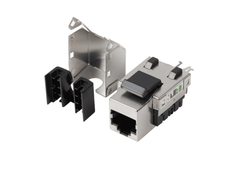 Conector Keystone Lanberg RJ45 LSA Cat.6 FTP 90 Grados para Montaje en Panel