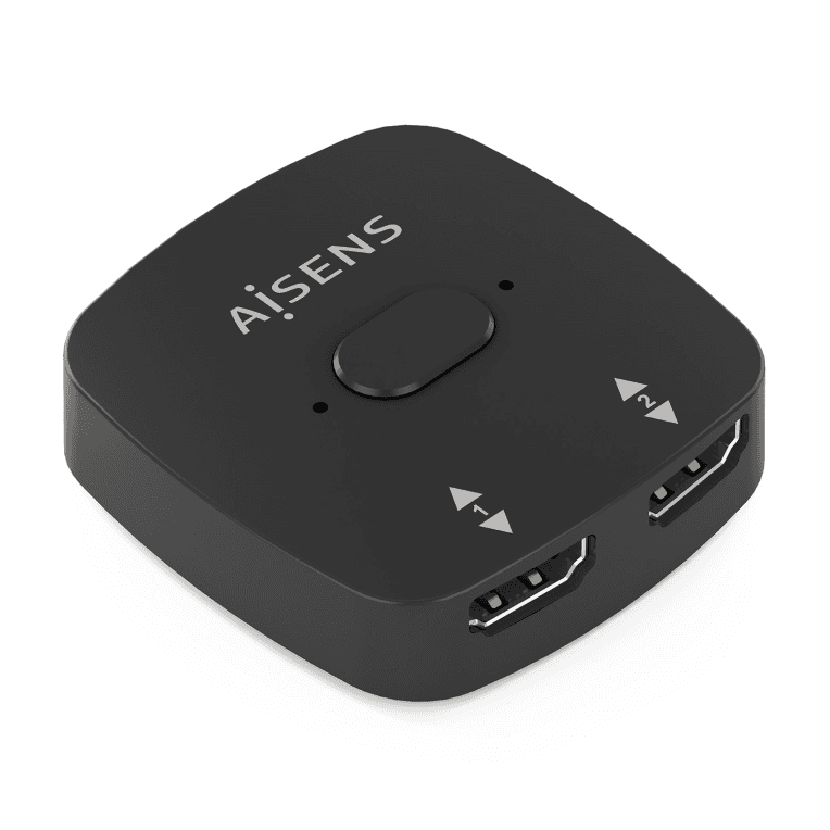 Conmutador Aisens A123-0948 Switch 4K60Hz 2x1 Negro — imagen 1