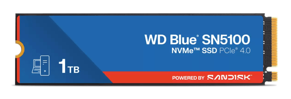 Disco Duro SSD Western Digital WD BLUE SN5100 1 TB NVME Gen4 — imagen 1