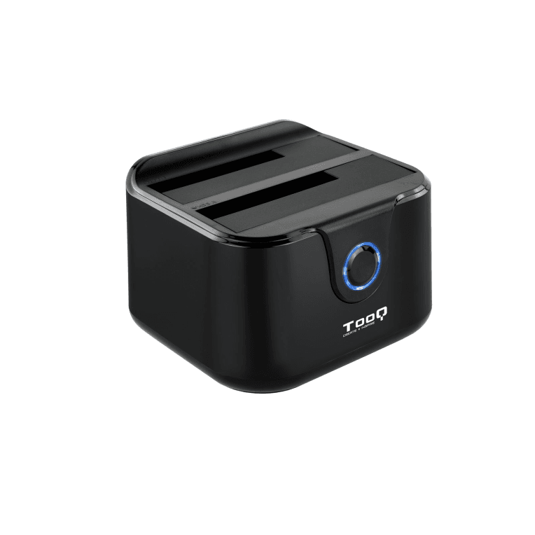 Dock Station Tooq TQDS-802B 2xSATA 2.5/3.5 USB 3.0 Clone OTB Negro