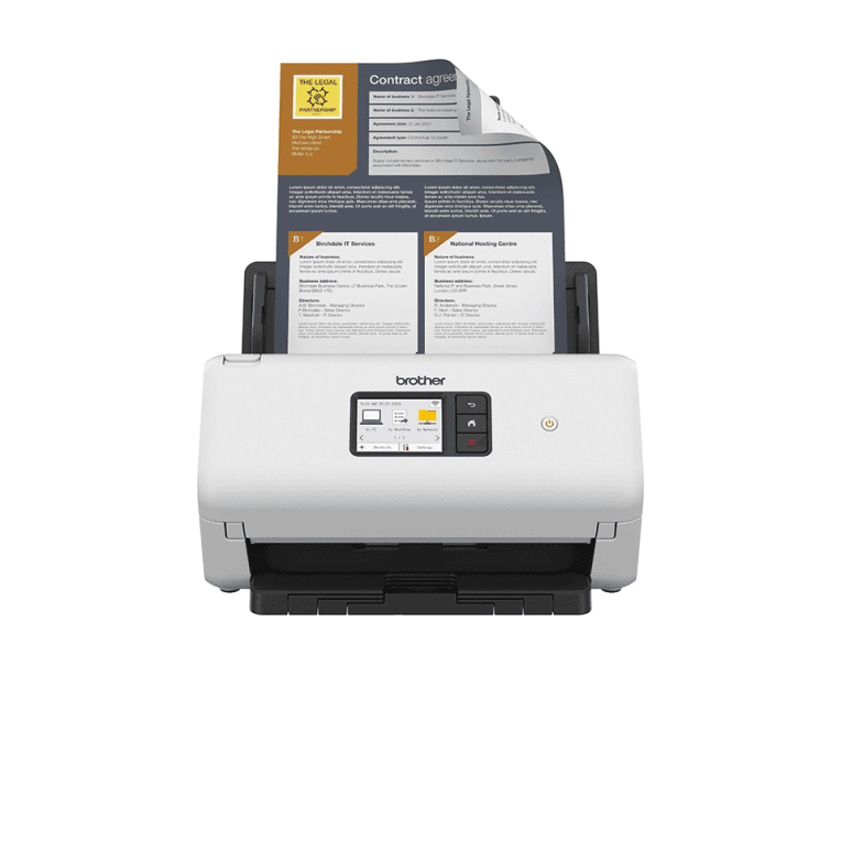 Escaner Brother ADS-4550W ADF 600x600 DPI Negro Blanco — imagen 1