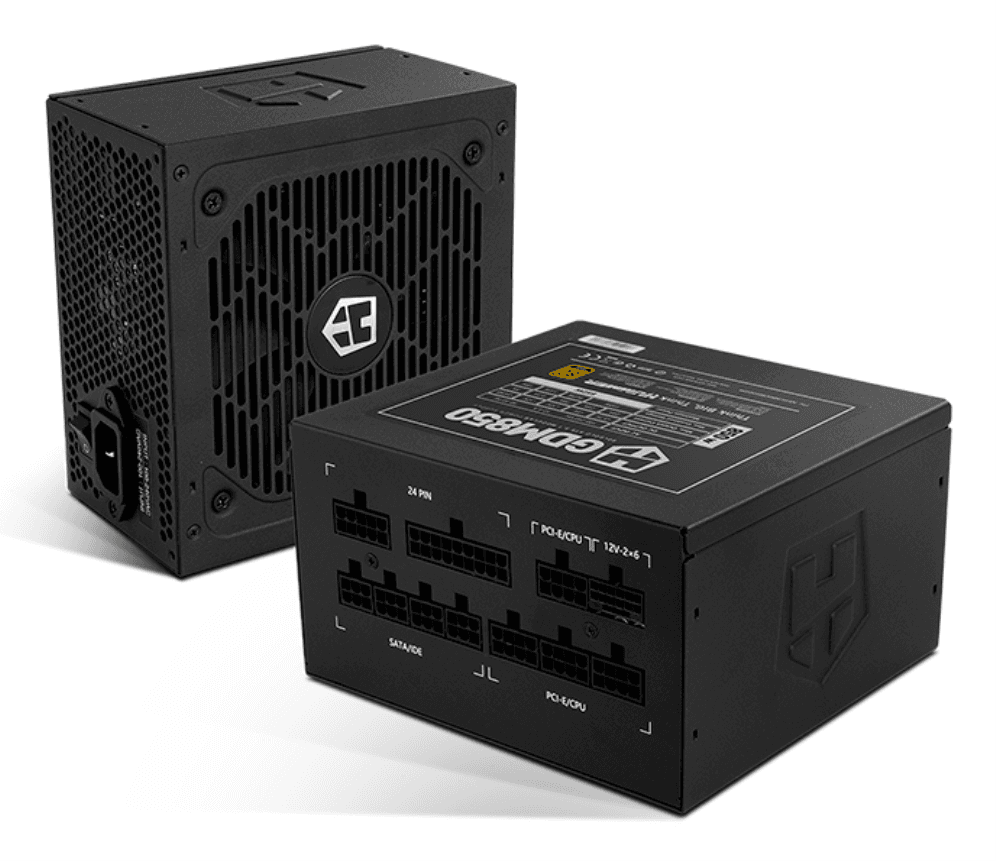 Fuente Nox Hummer GDM850W 850W 80+ Gold Full Modular — imagen 1