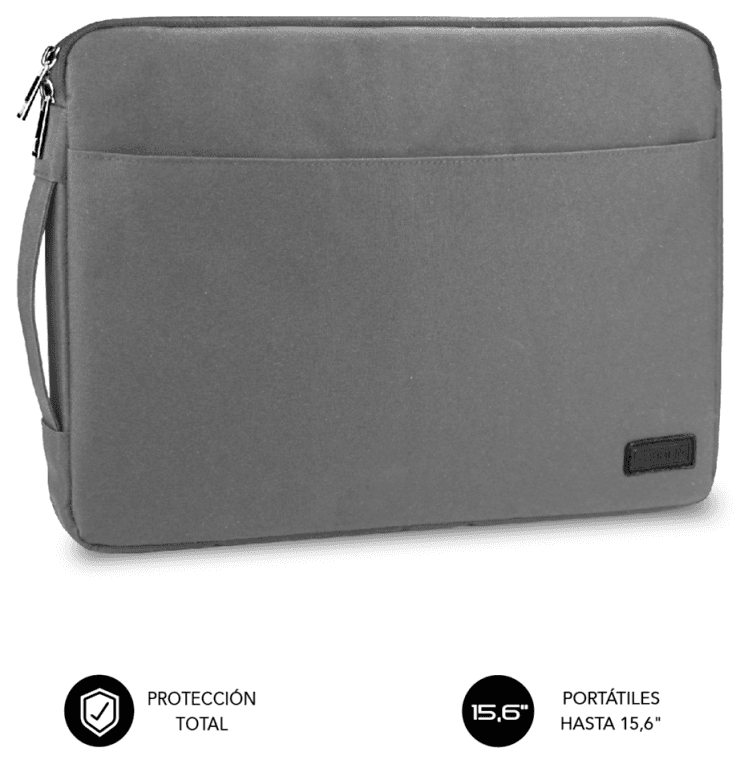 FUNDA PORTATIL SUBBLIM URBAN LAPTOP SLEEVE 15,6" GREY — imagen 1