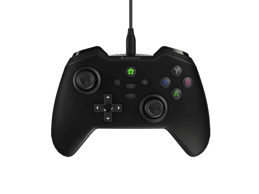 GamePad Genesis Mangan 300 Usb Pc Switch Mobile Negro — imagen 1