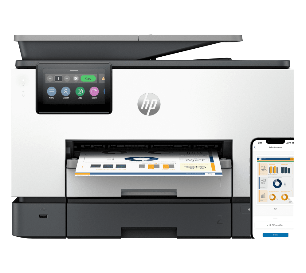 Impresora Multifunción HP OfficeJet Pro 9130b Negro Tinta