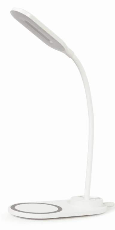 Lámpara de Escritorio con Cargador Inalámbrico Blanco — imagen 1