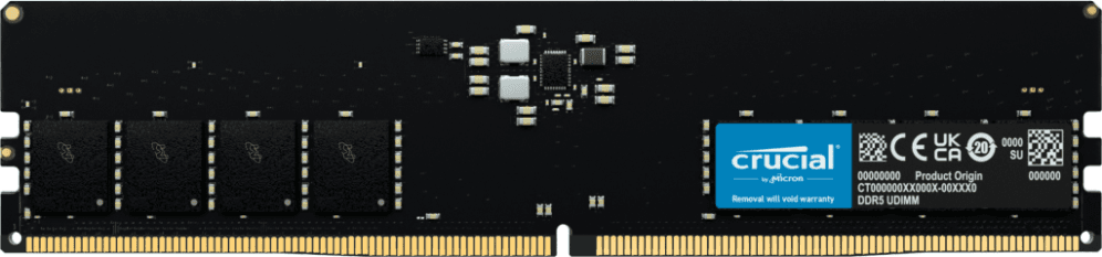 Memoria Crucial DIMM DDR5 16GB 4800MHz CT16G48C40U5
